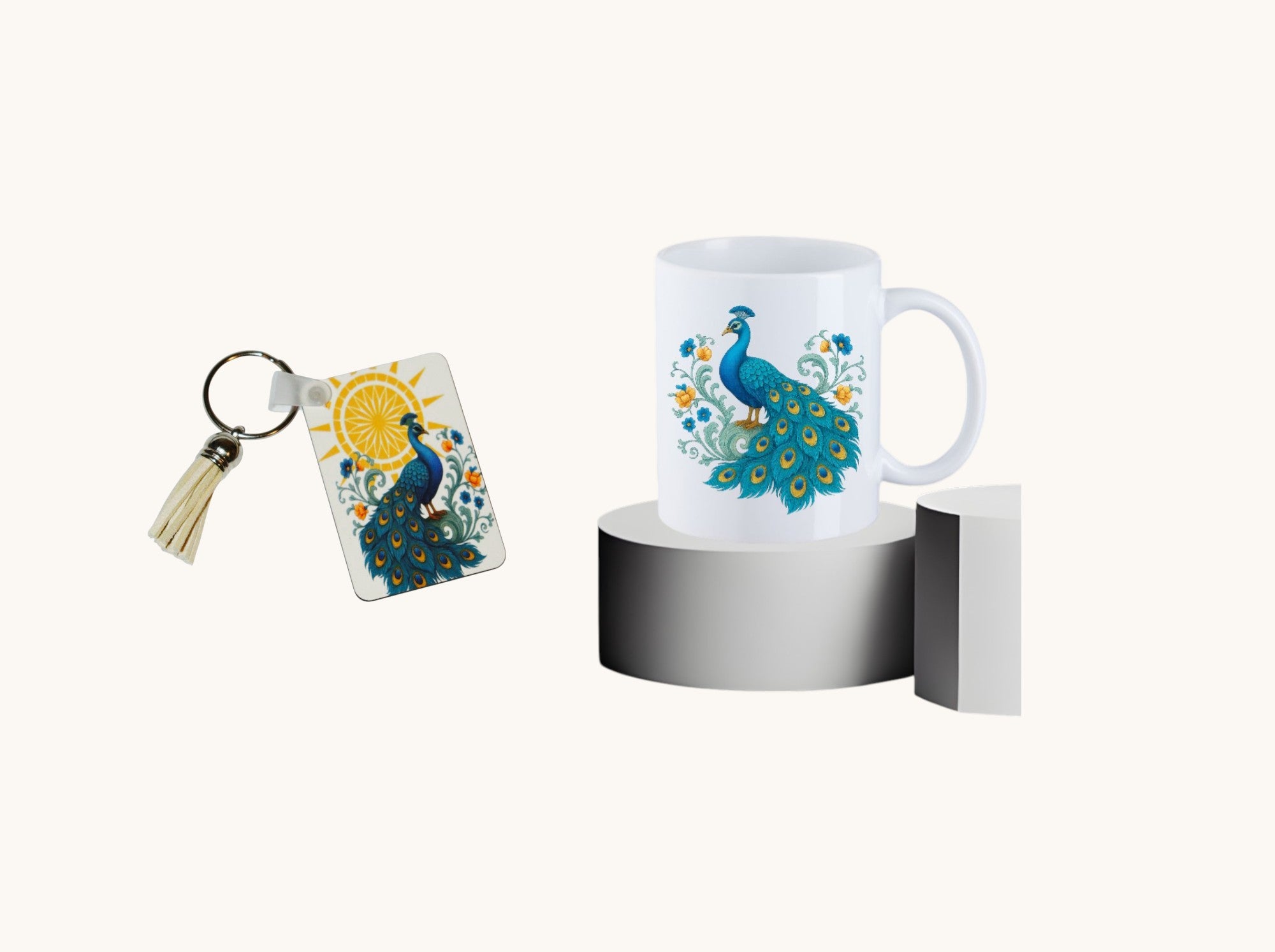 Ezidxan Geschenk Set Tasse mit Schlüsselanhänger