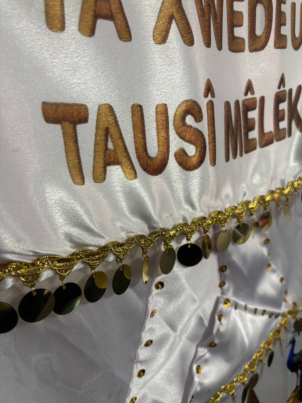 Barat Tasche Schrift /YA XWEDE Û TAUSÎ MÊLÊK"