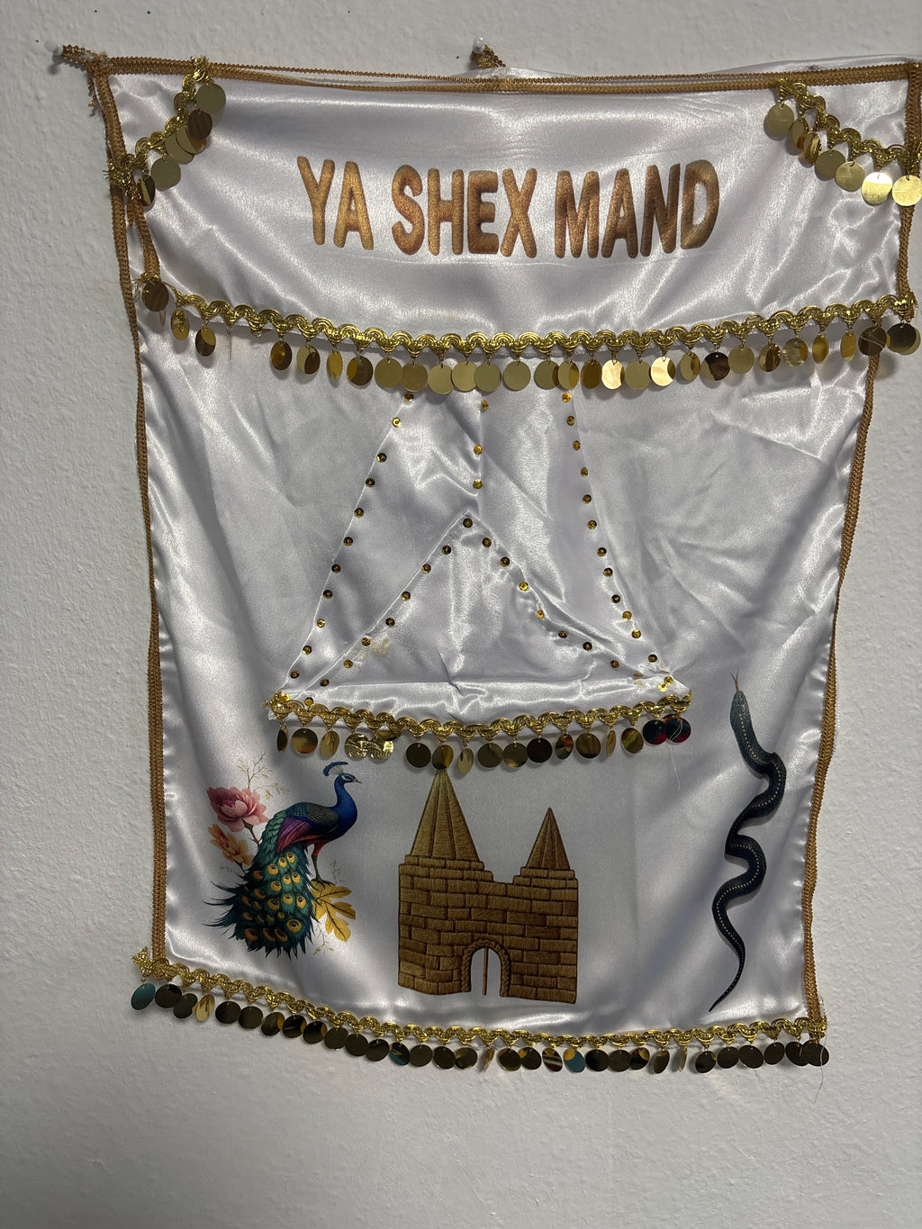 Barat Tasche Schrift /YA SHEX MAND"