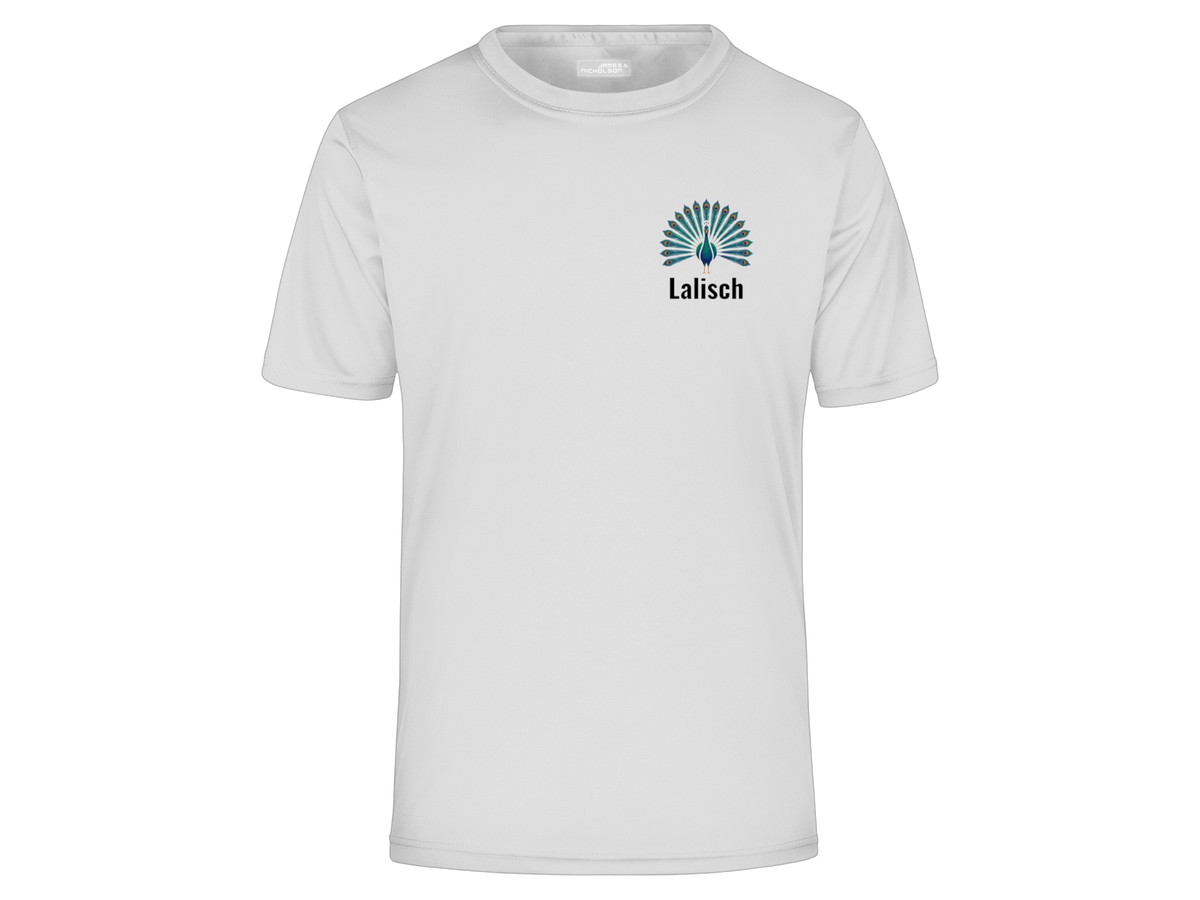 Herren Ezidi T-shirt mit Pfau /Lalisch