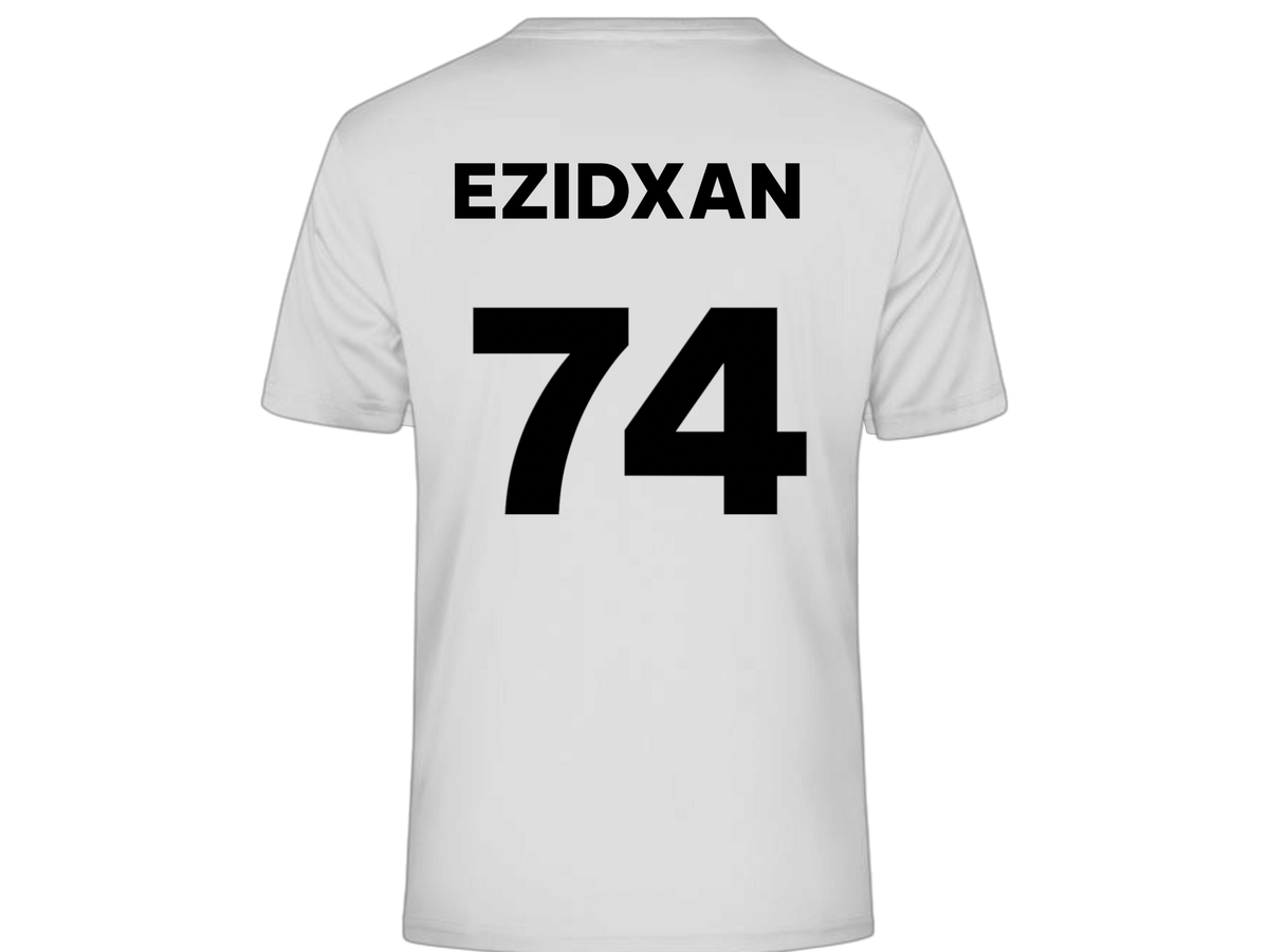 Herren Ezidi Sport T-Shirt mit Symbol sonne 74 Ezidxan