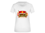 Frauen T-Shirt mit Ezidxan flagge