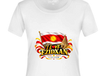 Frauen T-Shirt mit Ezidxan flagge