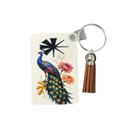 Schlüsselanhänger mit Pfau-Lalisch Design